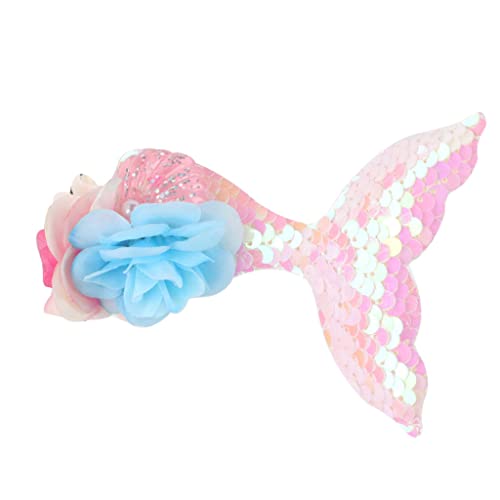 Btgghytr Pailletten Schwanz Haarspangen für Kinder Glatte Haarschmuck für Weihnachten Geburtstag Party Exquisite Haar Styling Clips für Frauen und Mädchen von Btgghytr