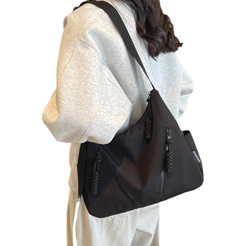 Btgghytr Passende Umhängetasche für Damen, große Kapazität, Pendeltasche, einfarbig, Messenger-Tasche, einfache, lässige von Btgghytr