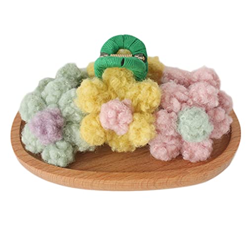 Btgghytr Plüsch-Haarklammern, Slip-Haarklammern, Cartoon-Design für Haarspangen, modisches Accessoire, Haarstyling-Clips für Damen und Mädchen von Btgghytr