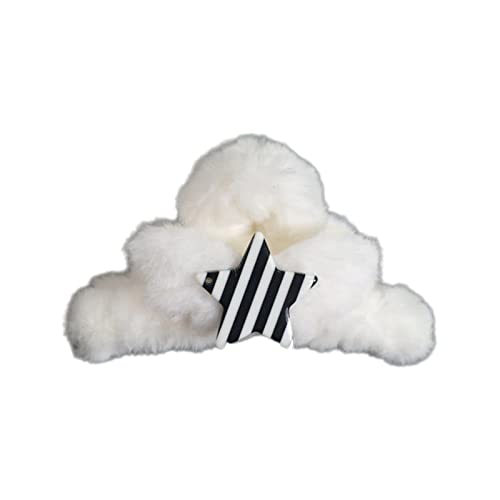 Btgghytr Prinzessinnen-Haarklammern, pelzige Haarklammern, Haarspangen, starker Halt, Haarnadel, Haarstyling-Clips für Damen und Mädchen von Btgghytr