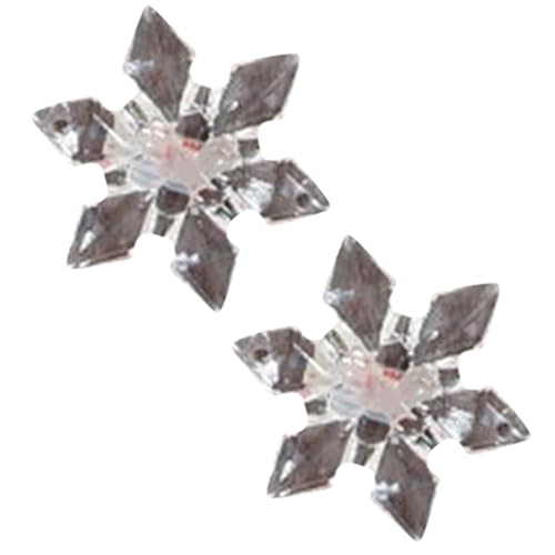 Btgghytr Realistische Schneeflocke Haarspange Weihnachten Haarspange Süße Flache Clip Haarnadel Weihnachten Elegante Haarspange Haarstyling Clips für Frauen und Mädchen von Btgghytr