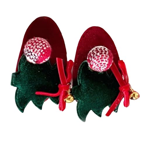 Btgghytr Realistische Weihnachtsbaum-Haarspange Weihnachtsspange süße flache Haarspange Haarspange Weihnachten Neuheit Haarspange Haarstyling Clips für Frauen und Mädchen von Btgghytr