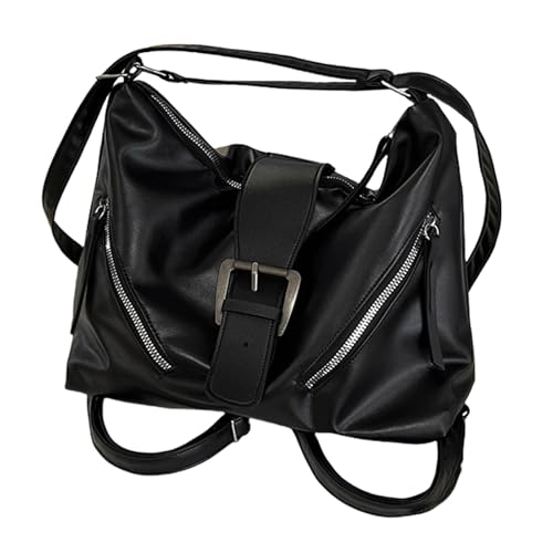 Btgghytr Retro-Umhängetasche für Damen, große Kapazität, Umhängetasche, PU-Leder, Rucksack, trendige Geldbörse und Handtasche, von Btgghytr