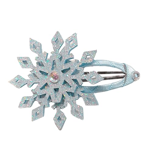 Btgghytr Schneeflocke Haarspange Weihnachten Haarspange Süße Weihnachten Flache Clip Haarnadel Weihnachten Elegante Haarspange Haarstyling Clips für Frauen und Mädchen von Btgghytr