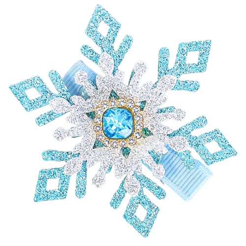 Btgghytr Schneeflocke Haarspange Weihnachten Haarspange Süße Weihnachten Flache Clip Haarnadel Weihnachten Elegante Haarspange Haarstyling Clips für Frauen und Mädchen von Btgghytr