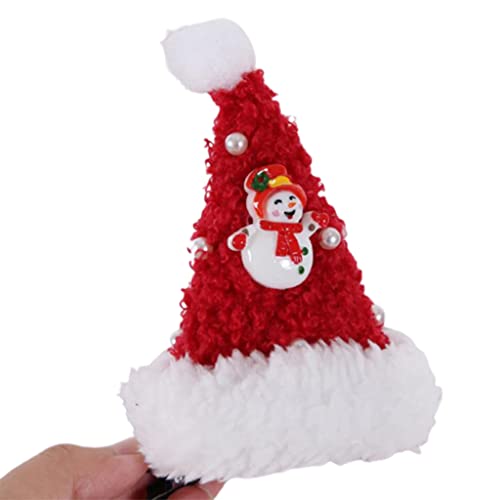 Btgghytr Schöne Haarspangen für Mädchen, Weihnachtsmann-Form, Metall-Haarspangen, Cartoon-Design, Haarstyling-Clips für Frauen und Mädchen von Btgghytr