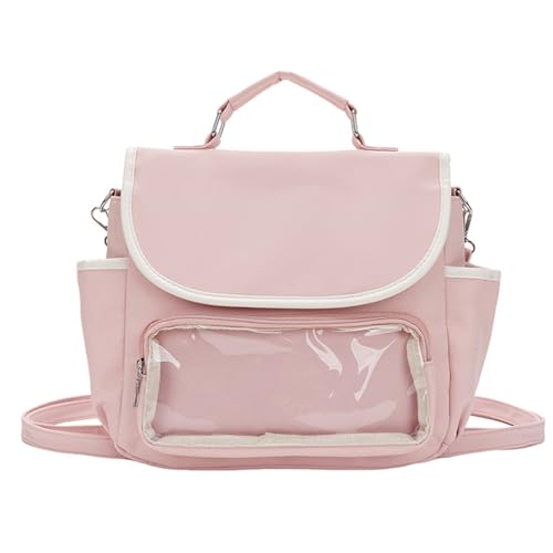 Btgghytr Schüler-Schultasche, Rucksack, durchsichtige Itabag-Umhängetasche, japanische Stile, Umhängetasche, Messenger-Tasche Btgghytr Schüler-Schultasche, Rucksack, durchsichtige Itabag-Umhängetasche, japanische Stile, Umhängetasche, Messenger-Tasche von Btgghytr