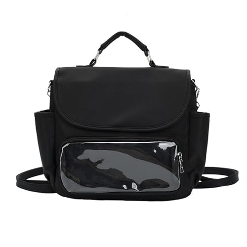 Btgghytr Schüler-Schultasche, Rucksack, durchsichtige Itabag-Umhängetasche, japanische Stile, Umhängetasche, Messenger-Tasche von Btgghytr