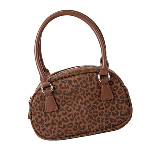 Btgghytr Schultertasche mit Leopardenmuster, PU-Leder, Umhängetasche mit verstellbarem Riemen für Liebhaber trendiger und von Btgghytr