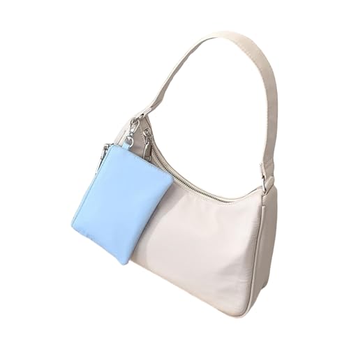 Btgghytr Solid Color Umhängetasche für Frauen stilvolle Achselstasche Wirh kleine Tasche Nylon Achselhöhle Einkaufstasche Btgghytr Solid Color Umhängetasche für Frauen stilvolle Achselstasche Wirh kleine Tasche Nylon Achselhöhle Einkaufstasche von Btgghytr