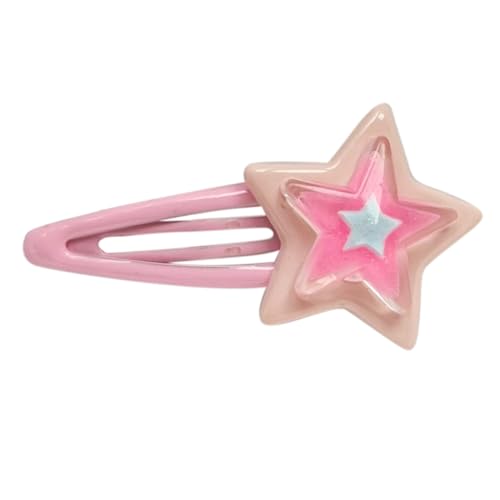 Btgghytr Star Clip Y2K-Stil Stern Haarnadel Süße Handgemachte Pins Haarnadel Kopfbedeckung Haarschmuck Frauen Haarstyling Clips für Frauen und Mädchen von Btgghytr