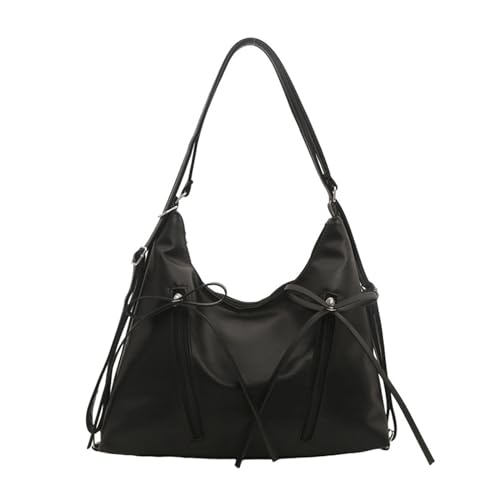 Btgghytr Stilvolle Ballett-Schultertasche mit süßer Schleife, vielseitig einsetzbar, großes Fassungsvermögen, Rucksack mit Btgghytr Stilvolle Ballett-Schultertasche mit süßer Schleife, vielseitig einsetzbar, großes Fassungsvermögen, Rucksack mit von Btgghytr