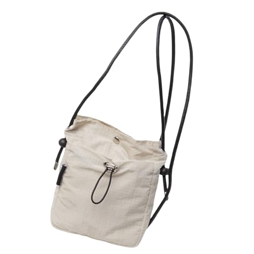 Btgghytr Stilvolle Handy-Umhängetasche, Canvas-Umhängetasche, Beuteltasche mit Kordelzug, geeignet zum Einkaufen und von Btgghytr