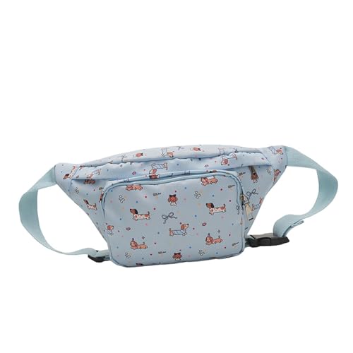 Btgghytr Stilvolle Hüfttasche für Damen, Teenager-Umhängetasche, Dackel-Muster, Gürteltaschen, große Kapazität, Umhängetasche von Btgghytr