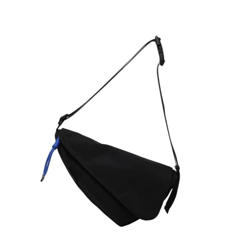 Btgghytr Stilvolle dreieckige Umhängetasche, bequeme Umhängetasche mit großem Fassungsvermögen, praktischer Stoff mit von Btgghytr