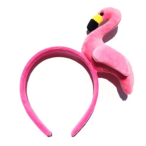 Btgghytr Stirnband Mädchen Stirnband Flamingo Haarreifen Haarband Haarschmuck für Karneval Cosplay von Btgghytr