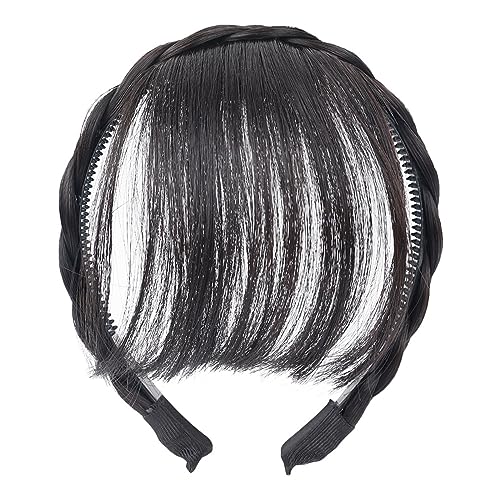Btgghytr Stirnband für Damen, Mädchen, Mädchen, Perücke, Kunsthaarband, Pony, Stirnband für Damen, gebogener Pony, niedliches Haarband, Haar-Accessoires Btgghytr Stirnband für Damen, Mädchen, Mädchen, Perücke, Kunsthaarband, Pony, Stirnband für Damen, gebogener Pony, niedliches Haarband, Haar-Accessoires von Btgghytr