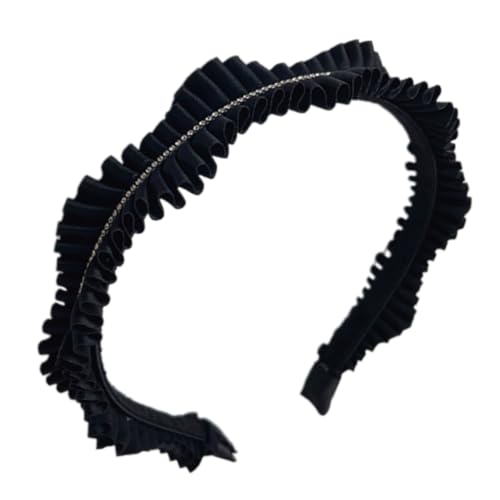 Btgghytr Stirnband für Damen und Mädchen, mit Schmucksteinen besetzter Haarreif für Damen und Mädchen, stilvolles Accessoire, Mehrzweck-Stirnband, Hochzeit, Abschlussball, Foto-Requisiten, niedliches von Btgghytr