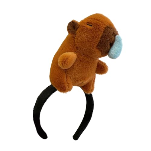 Btgghytr Stirnband für Damen und Mädchen, weiche Capybara-Stirnbänder, Cartoon, einzigartiger Haarreifen, mehrere Stile, Kopfschmuck, niedliches Haarband, Haar-Accessoires von Btgghytr