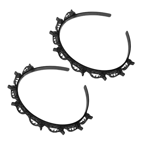 Btgghytr Stirnband für Damen und Mädchen Damen Stirnband mit Clip Haarschmuck Haarteile Party Kopfbedeckung für elegante Frisuren und verschiedene Anlässe Niedliches Haarband Haarschmuck von Btgghytr