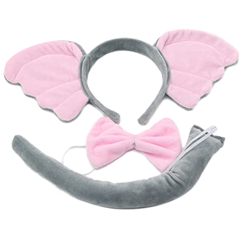 Btgghytr Stirnband für Frauen und Mädchen, niedlicher kleiner fliegender Elefant, Plüsch-Haarreifen, geeignet für Fotoshootings und Festival-Make-up, ideales Geschenk für Kinder, niedliches Haarband, von Btgghytr