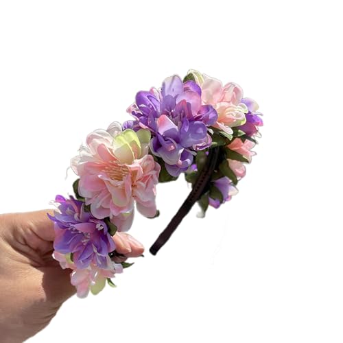 Btgghytr Stirnband für Frauen und Mädchen, realistischer Stil, Blumenform, Stirnband für Braut, Frühling, Fotografie, ethnischer Stil, Haarreifen, Hochzeit, Party, Braut, Haarband, niedliches Btgghytr Stirnband für Frauen und Mädchen, realistischer Stil, Blumenform, Stirnband für Braut, Frühling, Fotografie, ethnischer Stil, Haarreifen, Hochzeit, Party, Braut, Haarband, niedliches von Btgghytr