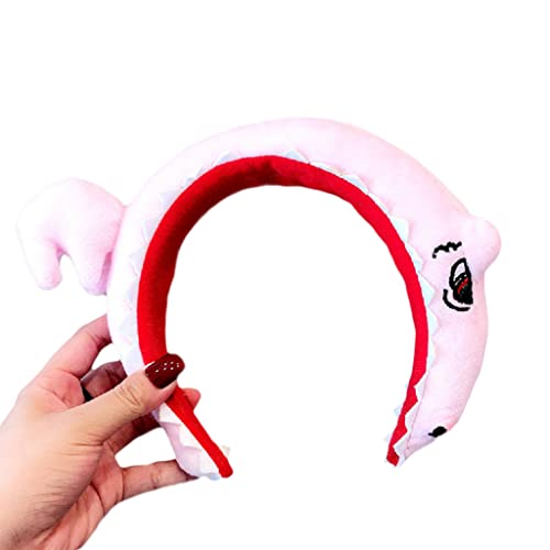 Btgghytr Stirnband für Frauen und Mädchen für Krokodil-Haarreifen, lustige Haifisch-Stirnbänder, Cartoon-Tier-Haarband, Bühnenaufführung, Kopfschmuck, Party, Foto-Requisiten, niedliches Haarband, von Btgghytr