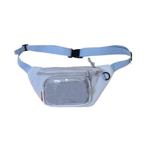 Btgghytr Trendige Itabag Clear Display Umhängetasche für Damen, verstellbare Umhängetaschen, Hüfttasche für Pins von Btgghytr