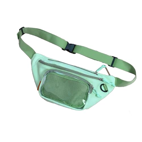Btgghytr Trendige Itabag Clear Display Umhängetasche für Damen, verstellbare Umhängetaschen, Hüfttasche für Pins von Btgghytr