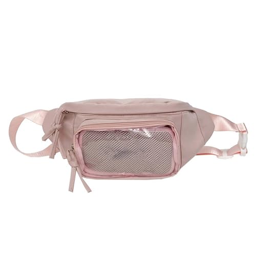 Btgghytr Trendige durchsichtige Itabag-Brusttasche mit Ausweishalter, Umhängetasche, stilvolle PVC-Hüfttasche für von Btgghytr
