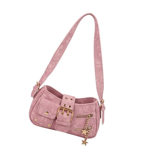 Btgghytr Trendy Achselbeutel PU -Stoff Umhängetasche mit verstellbarem Riemen geräumige Innenraum -Crossbody -Taschen für von Btgghytr