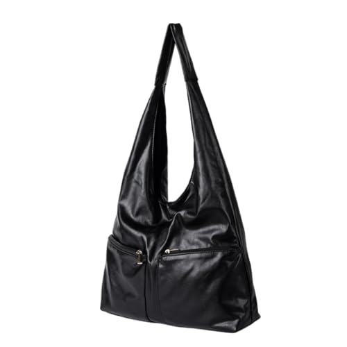 Btgghytr Umhängetasche für Damen, große Kapazität, PU-Leder, Unterarmtasche, koreanische Stile, Achseltasche, modische von Btgghytr