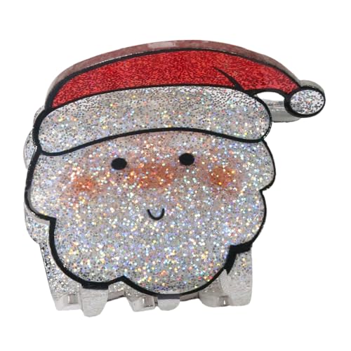Btgghytr Verstellbare Weihnachten Haarspange Acryl Haltbarkeit Haarnadel Festliche Dekoration für Zuhause Haarstyling Clips für Frauen und Mädchen von Btgghytr