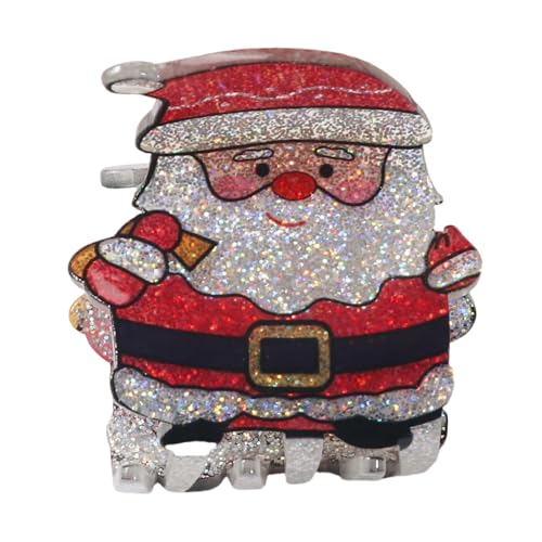Btgghytr Verstellbare Weihnachten Haarspange Acryl Haltbarkeit Haarnadel Festliche Dekoration für Zuhause Haarstyling Clips für Frauen und Mädchen von Btgghytr