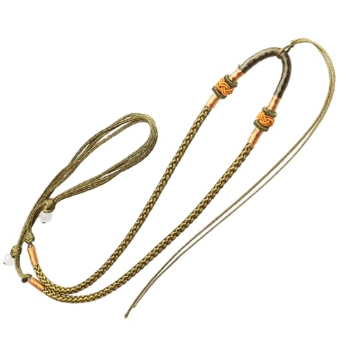 Btgghytr Verstellbare handgewebte geflochtene Halskette, Kordel, handgefertigte Halskette für Damen und Herren, stilvolles Accessoire, verstellbare Länge, Schmuck für Männer und Frauen, Einheitsgröße Btgghytr Verstellbare handgewebte geflochtene Halskette, Kordel, handgefertigte Halskette für Damen und Herren, stilvolles Accessoire, verstellbare Länge, Schmuck für Männer und Frauen, Einheitsgröße von Btgghytr