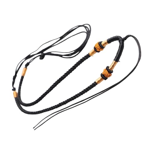 Btgghytr Verstellbare handgewebte geflochtene Halskette, Kordel, handgefertigte Halskette für Damen und Herren, stilvolles Accessoire, verstellbare Länge, Schmuck für Männer und Frauen, Einheitsgröße Btgghytr Verstellbare handgewebte geflochtene Halskette, Kordel, handgefertigte Halskette für Damen und Herren, stilvolles Accessoire, verstellbare Länge, Schmuck für Männer und Frauen, Einheitsgröße von Btgghytr