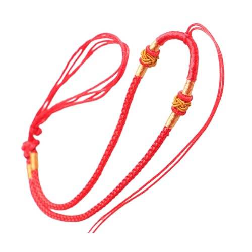 Btgghytr Verstellbare handgewebte geflochtene Halskette, Kordel, handgefertigte Halskette für Damen und Herren, stilvolles Accessoire, verstellbare Länge, Schmuck für Männer und Frauen, Einheitsgröße Btgghytr Verstellbare handgewebte geflochtene Halskette, Kordel, handgefertigte Halskette für Damen und Herren, stilvolles Accessoire, verstellbare Länge, Schmuck für Männer und Frauen, Einheitsgröße von Btgghytr