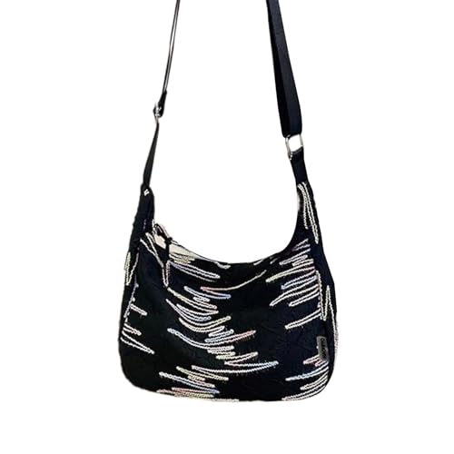 Btgghytr Vielseitige Regenbogen-gestreifte Umhängetasche für den täglichen Gebrauch, Umhängetaschen, lässige Umhängetasche, von Btgghytr