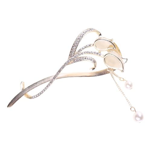 Btgghytr Vintage-Haarspange für Mädchen, mit Strassbesatz, verdrehte Haarnadel, Pferdeschwanz, Klauen-Clip, Haar-Styling-Clips für Frauen und Mädchen Btgghytr Vintage-Haarspange für Mädchen, mit Strassbesatz, verdrehte Haarnadel, Pferdeschwanz, Klauen-Clip, Haar-Styling-Clips für Frauen und Mädchen von Btgghytr