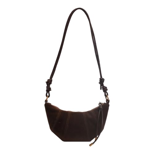 Btgghytr Vintage einfarbige Samt-PU-Leder-Umhängetasche für Frauen, koreanische Mode, kleine Handtasche, verstellbare Btgghytr Vintage einfarbige Samt-PU-Leder-Umhängetasche für Frauen, koreanische Mode, kleine Handtasche, verstellbare von Btgghytr