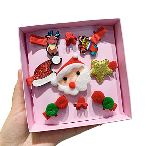 Btgghytr Weihnachts-Haarspange für Kinder, Haarspange, Frohe Weihnachten, Haarstyling-Clips für Frauen und Mädchen von Btgghytr
