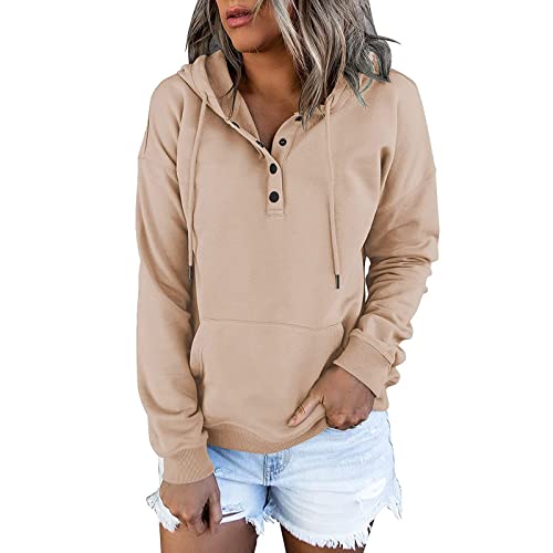 Btlankou Übergroße Hoodie Damen Stitch Oversized Kapuzenpullover Madchen Locker Casual Oberteil Sweatshirts Kapuze Bluse Tops Oversize Pullover Bluse Tops Oberteile Hoodie Für Damen von Btlankou