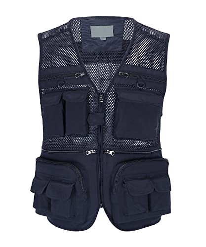 Btmpmcs Herren Outdoor Anglerweste mit Vielen Taschen Schnelltrocknend Weste Leicht Multifunktionsweste Ärmellos Jacke für Jagd Camping Fotografie Wandern Safari Btmpmcs Herren Outdoor Anglerweste mit Vielen Taschen Schnelltrocknend Weste Leicht Multifunktionsweste Ärmellos Jacke für Jagd Camping Fotografie Wandern Safari von Btmpmcs