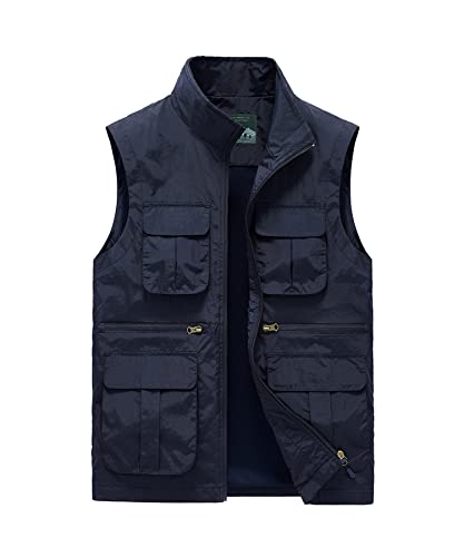Btmpmcs Herren Outdoor Weste Leicht Atmungsaktiv Anglerweste Schnelltrocknend Multifunktionsweste Freizeit Ärmellos Jacke Sport Weste Camping Fotografie Weste mit Mehreren Taschen Btmpmcs Herren Outdoor Weste Leicht Atmungsaktiv Anglerweste Schnelltrocknend Multifunktionsweste Freizeit Ärmellos Jacke Sport Weste Camping Fotografie Weste mit Mehreren Taschen von Btmpmcs