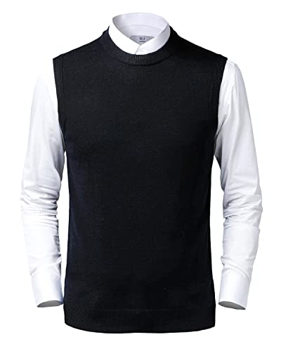 Btmpmcs Herren Pullunder Strickweste Ärmellose Klassische Pullover Weste Freizeit Gestrickte Business West Slim Fit Einfarbig Gentleman Wollweste Herbst Winter Btmpmcs Herren Pullunder Strickweste Ärmellose Klassische Pullover Weste Freizeit Gestrickte Business West Slim Fit Einfarbig Gentleman Wollweste Herbst Winter von Btmpmcs