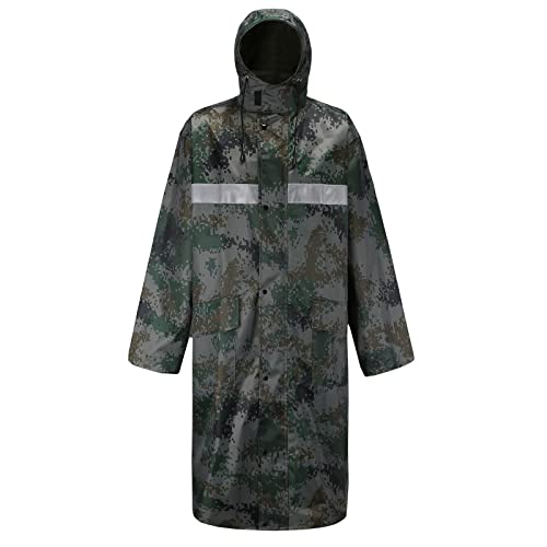 Btmpmcs Herren Reflektierend Regenjacke Wiederverwendbar Lang Regenponcho Ripstop Atmungsaktiver Mehrzweck Regenmantel Wasserdicht Winddicht Regenanzug Btmpmcs Herren Reflektierend Regenjacke Wiederverwendbar Lang Regenponcho Ripstop Atmungsaktiver Mehrzweck Regenmantel Wasserdicht Winddicht Regenanzug von Btmpmcs