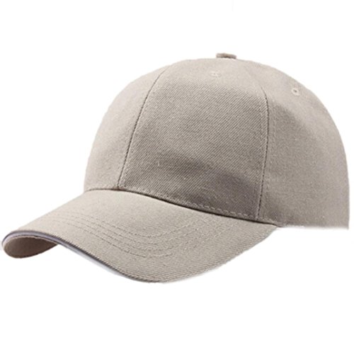 Btruely Baseball Cap Unisex Snapback Kappe Einstellbar Basecap Sommer Kappe Mesh Hüte Super Hip Hop Cap Sommer Sonnenhut Sport Mütze Eben Kappe (Beige) von Btruely