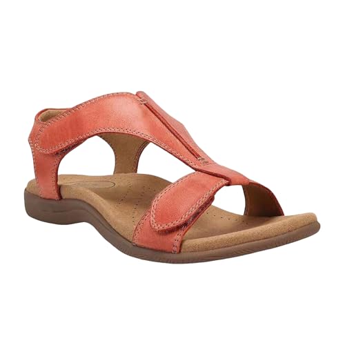 Orthopädische Breite Füße Plateau Sandalen Damen Mit Fußbett Sommerschuhe Weite Barfuss Sommer Slingback Offene Schuhe Waschbare von Btruely