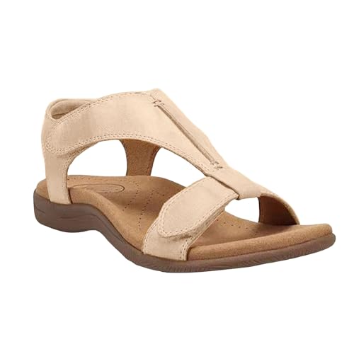 Orthopädische Sandalen Damen - Breite Füße Plateau Schlappen Mit Fußbett Sommerschuhe Sommer Weite Barfuss Offene Schuhe Elegant Und Bequem Orthopädische Sandalen Damen - Breite Füße Plateau Schlappen Mit Fußbett Sommerschuhe Sommer Weite Barfuss Offene Schuhe Elegant Und Bequem von Btruely