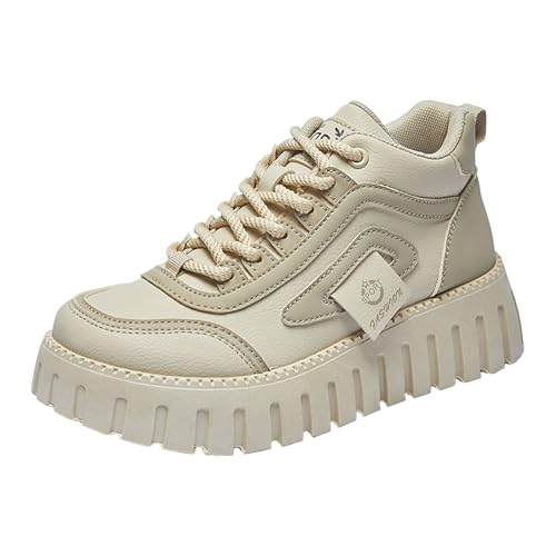 Stiefeletten Damen Warm Gefüttert mit Blockabsatz Zipper Profilsohle Stylisch Praktisch Winterstiefel Damen Chelsea Mit rutschfest Sohle Bequem Runde Zehe Stiefeletten Damen von Btruely